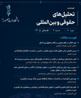 تحلیل های حقوقی و بین المللی
